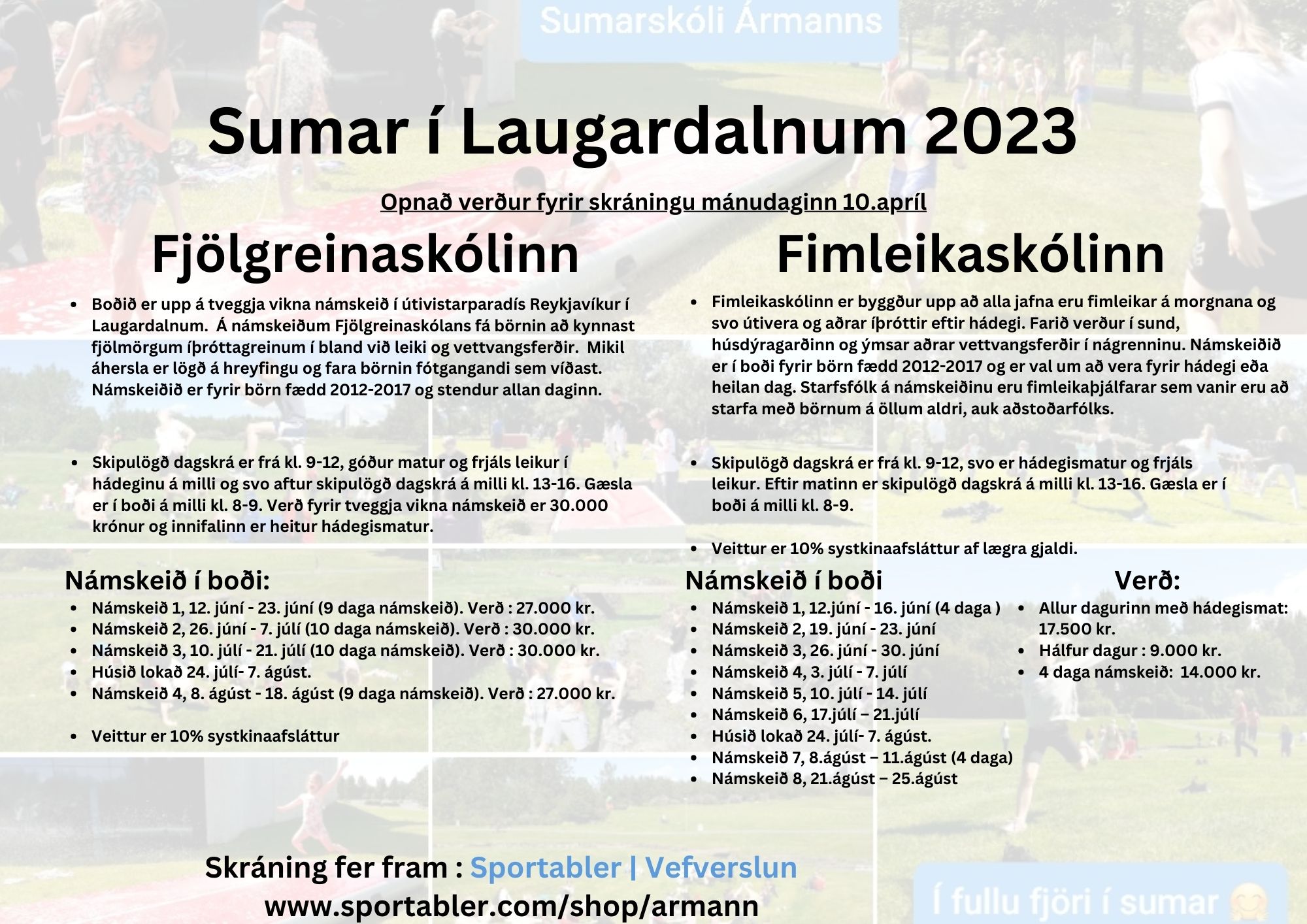Sumar í Laugardalnum